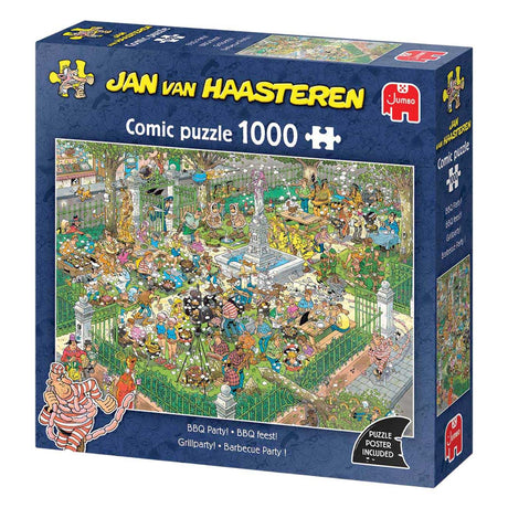 Puzzle géant de Jan van Haasteren Fête barbecue JVH ! 1000 pièces