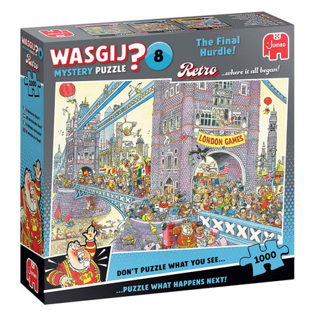Puzzle Jumbo Wasgij Retro Mystery 8 - Le dernier obstacle !, 1000 pcs.
