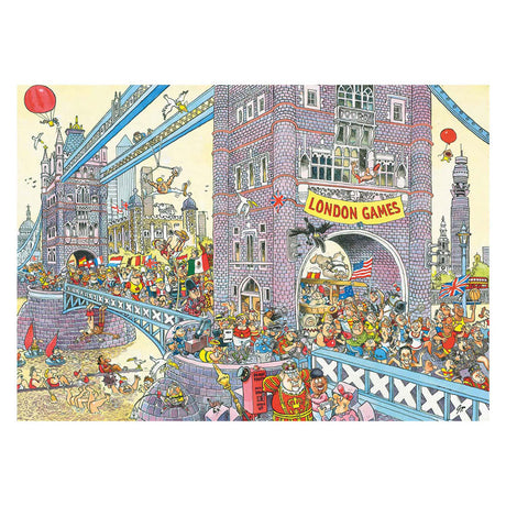 Puzzle Jumbo Wasgij Retro Mystery 8 - Le dernier obstacle !, 1000 pcs.