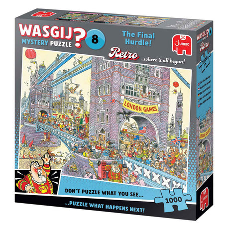 Brandless sans marque wasgij retro mystère 8 puzzle - le dernier obstacle !, 1000 pcs.
