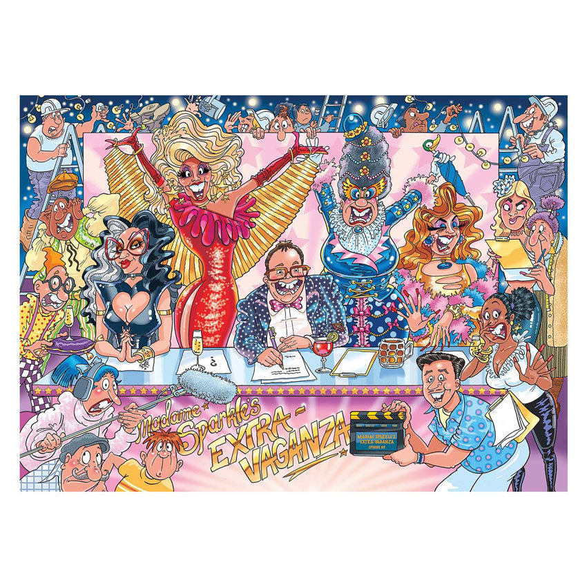 Sans marque sans marque wasgij original 42 puzzle - paillettes et éclat !, 1000 pcs.
