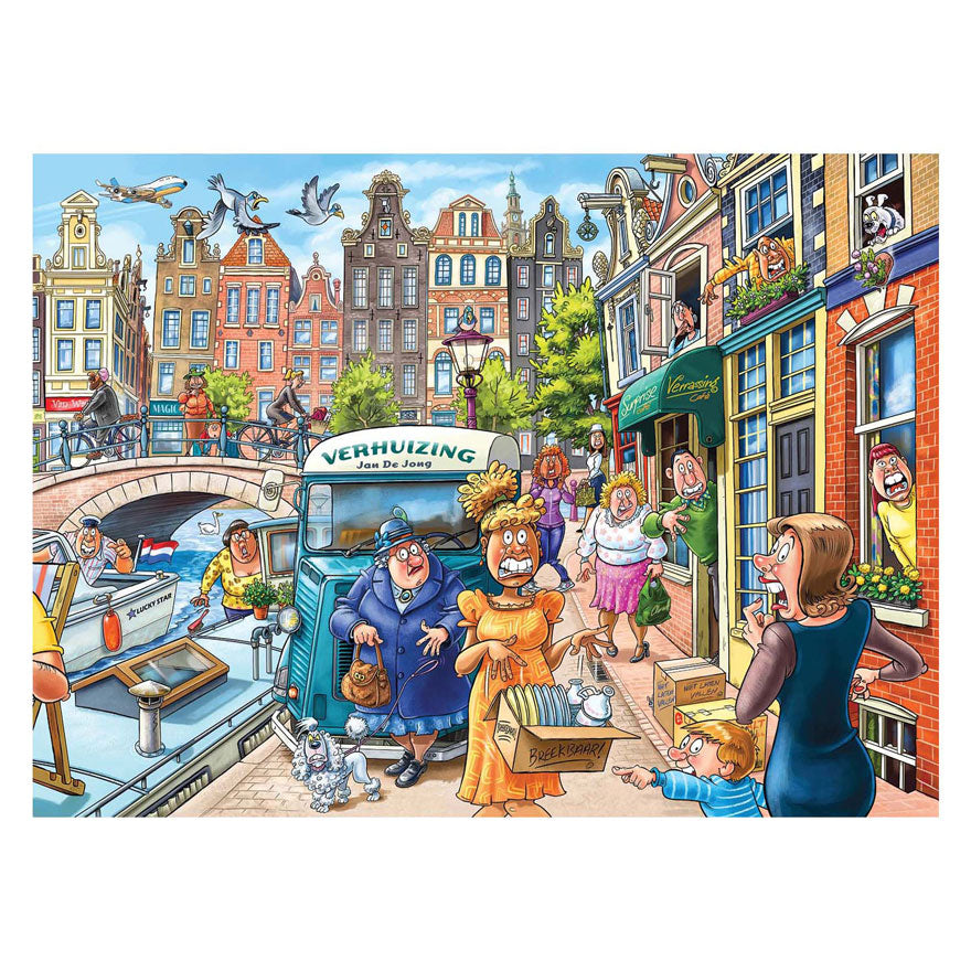 Wasgij original 45 - jour du déménagement ! - Puzzle de 1000 pièces - Puzzle