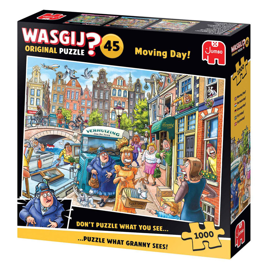Wasgij original 45 - jour du déménagement ! - Puzzle de 1000 pièces - Puzzle
