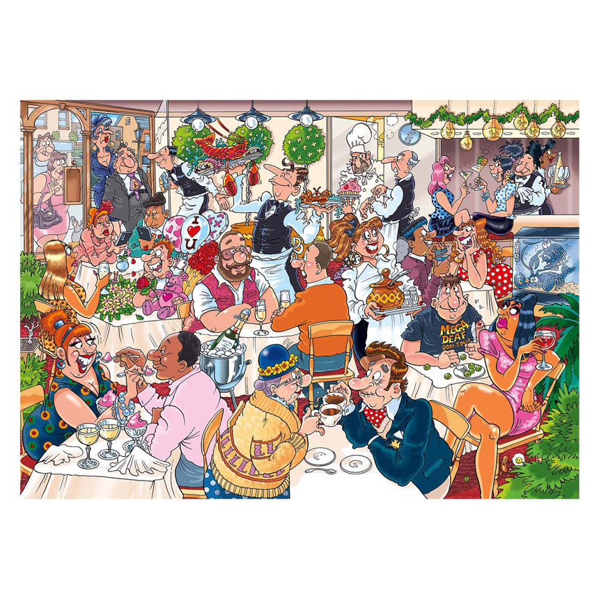 Puzzle Jumbo Wasgij Mystery 26 - Rendez-vous nocturne !, 1000 pcs.