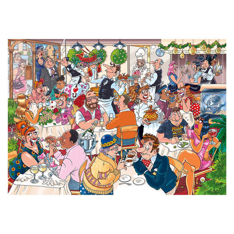 Puzzle Jumbo Wasgij Mystery 26 - Rendez-vous nocturne !, 1000 pcs.