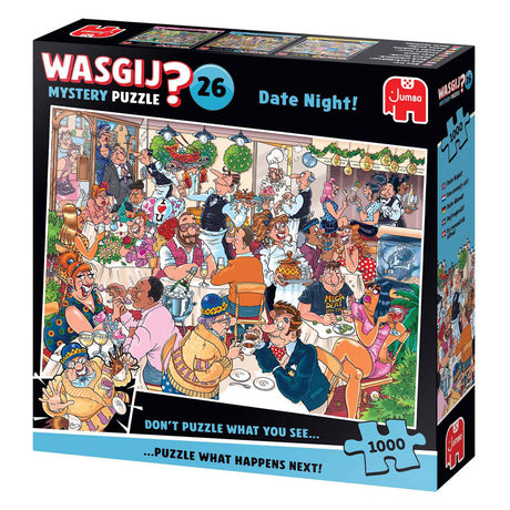 Puzzle Jumbo Wasgij Mystery 26 - Rendez-vous nocturne !, 1000 pcs.