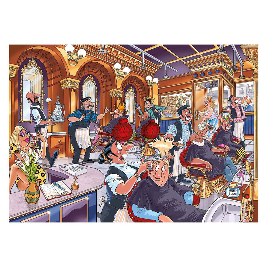 Puzzle Jumbo Wasgij Mystery 27 - Flamme dans la poêle !, 1000 pcs.