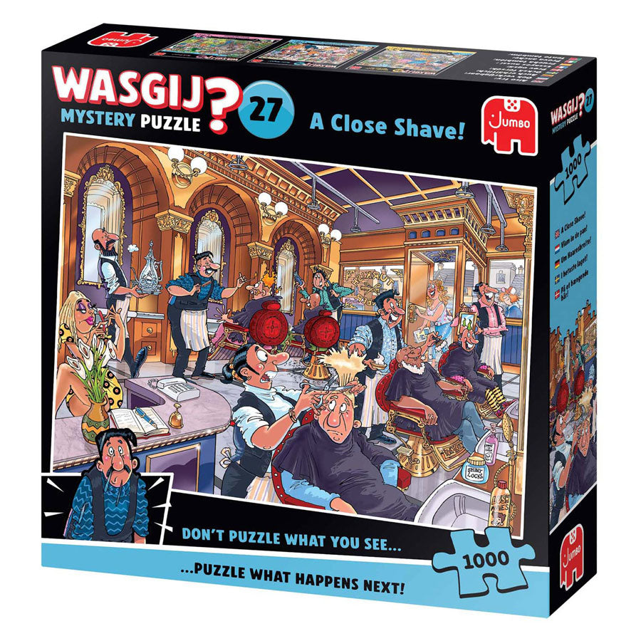 Puzzle Jumbo Wasgij Mystery 27 - Flamme dans la poêle !, 1000 pcs.