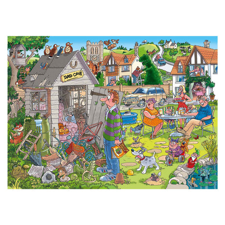 Puzzle Jumbo Wasgij Destiny 28 - La grotte de l'homme à papa, 1000 pcs.