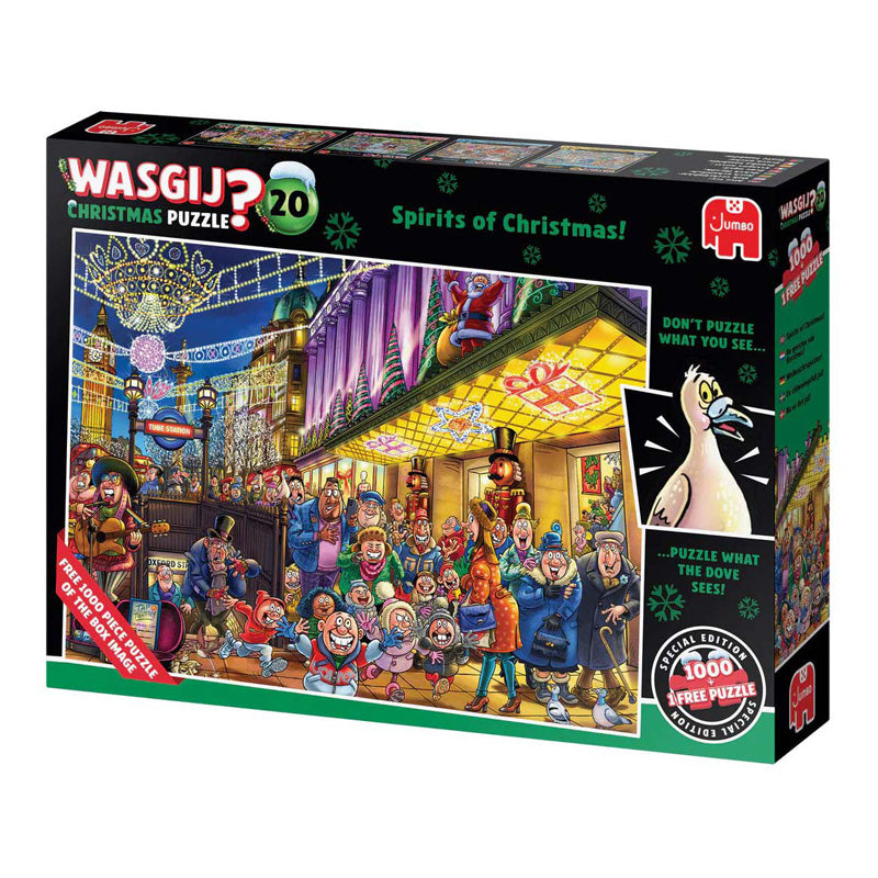 Jumbo wasgij Christmas 20 - les fantômes de Noël !, 2x 1000 pcs.