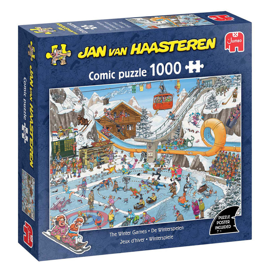 Puzzle Jumbo Jan van Haasteren - jeux d'hiver, 1000 pcs.