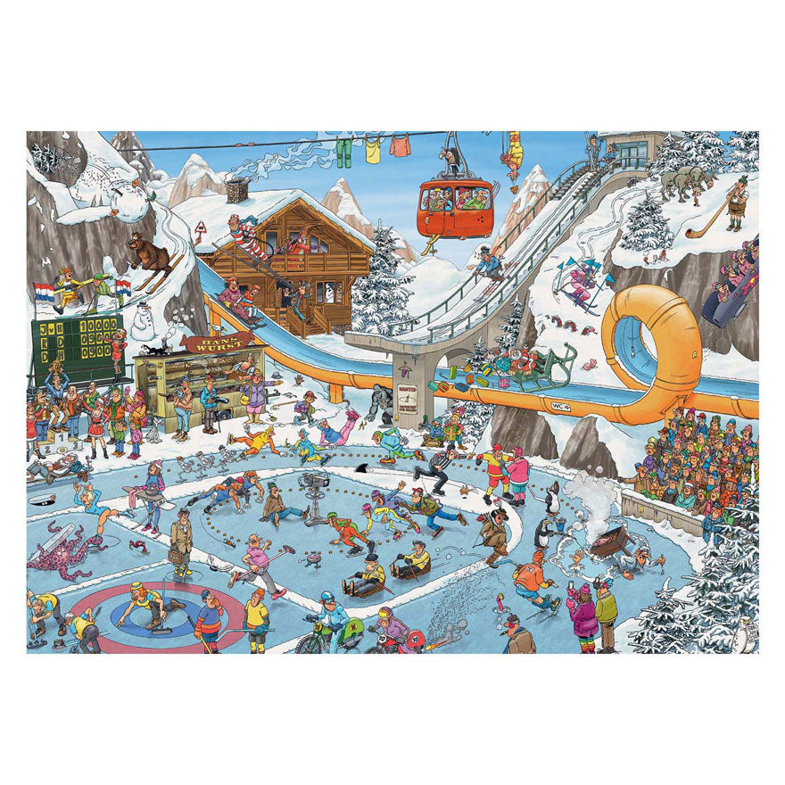 Puzzle Jumbo Jan van Haasteren - jeux d'hiver, 1000 pcs.
