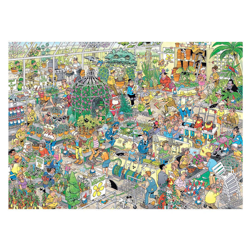 Puzzle Jumbo Jan van Haasteren la jardinerie 1000 pièces