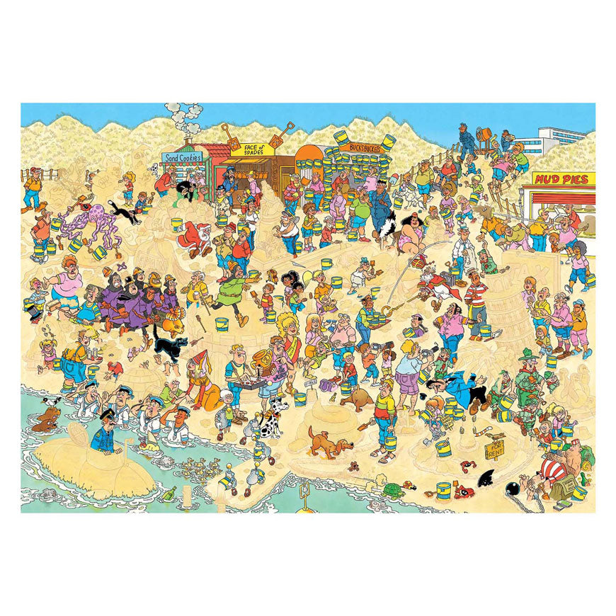 Puzzle Jumbo Jan van Haasteren - sculptures de sable, 1000 pcs.