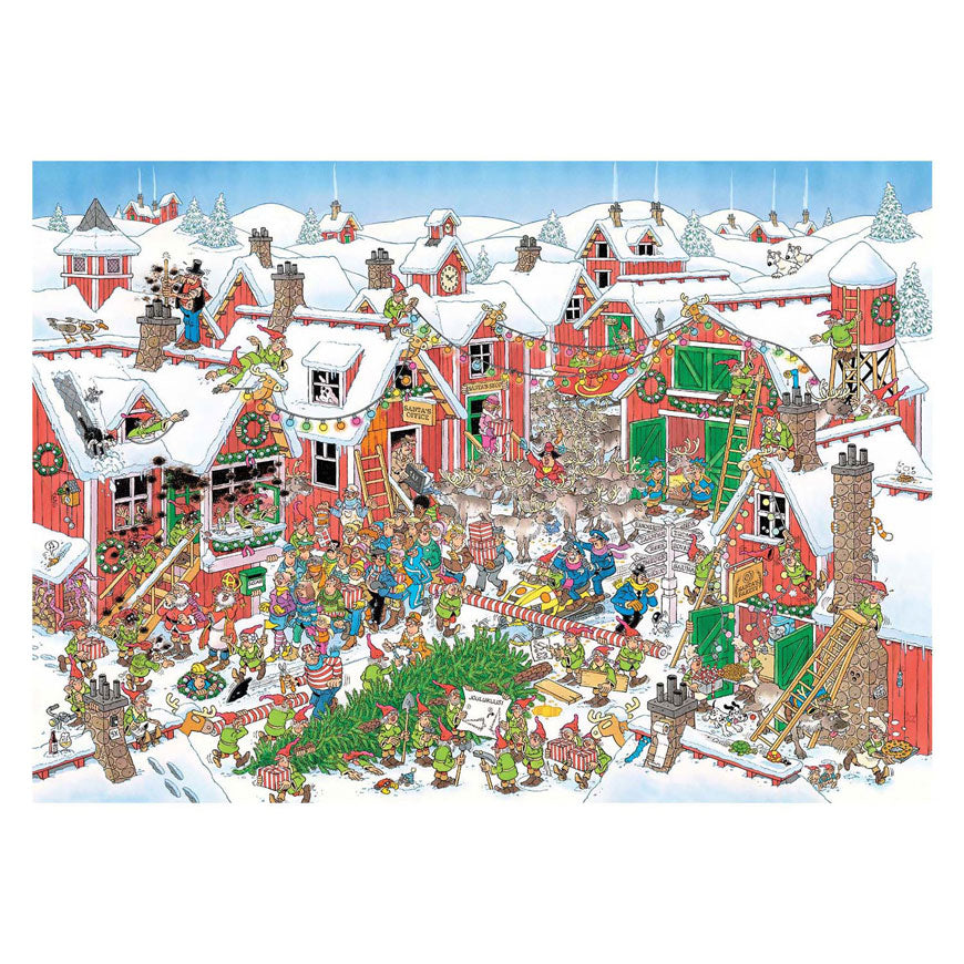 Puzzle jvh Jumbo Village du Père Noël 1000pcs