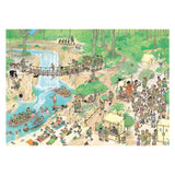 Puzzle Jan van Haasteren - la visite de la jungle, 1000 pcs.