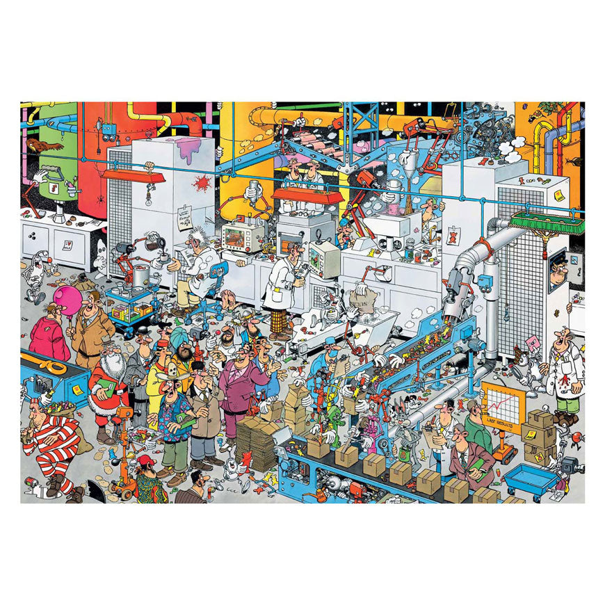 Puzzle Jumbo Jan van Haasteren - Fabrique de bonbons, 500 pcs.