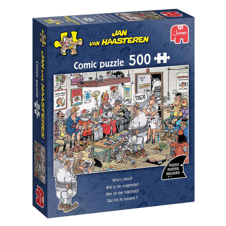 Puzzle Jumbo Jan van Haasteren - qui est le prochain, 500 pcs.