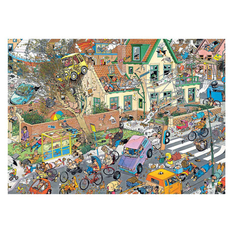 Puzzle Jumbo Jan van Haasteren - Tempête de safari 2 en 1, 2x1000 pcs.