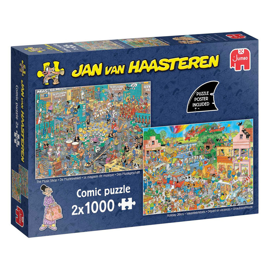 Puzzle jvh Jumbo magasin de musique 2x1000 pcs.