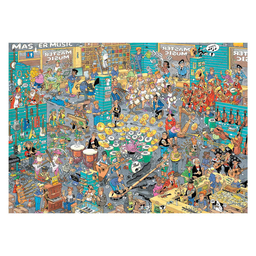 Puzzle jvh Jumbo magasin de musique 2x1000 pcs.