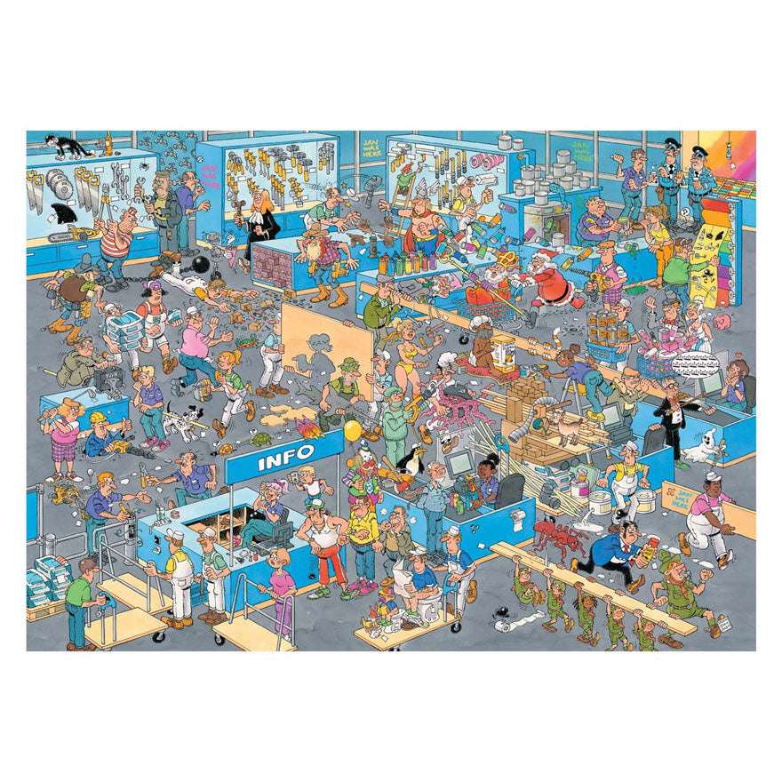 Puzzle Jan van Haasteren - la quincaillerie et la rénovation, 2x1000pcs.