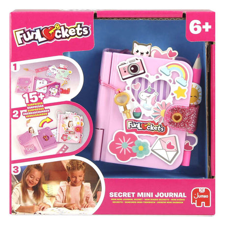 Mini journal secret Jumbo funlockets | 2 pièces