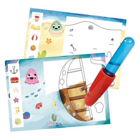 Squishies magiques aquatiques géantes, animaux marins