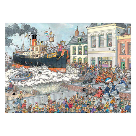 Puzzle Jan van Haasteren - Arrivée de Sinterklaas - 1000 pcs.