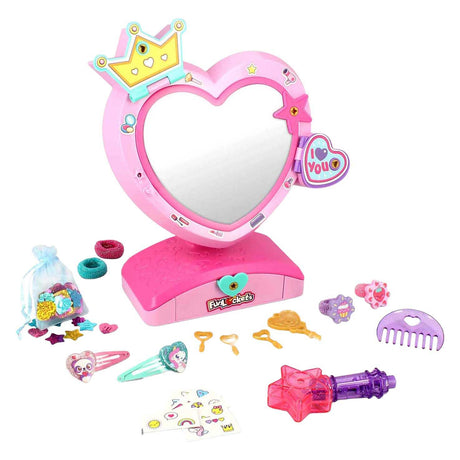 Miroir secret Jumbo funlockets avec paillettes pour cheveux | 2 pièces