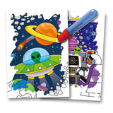 Magie de l'eau géante - Livre de coloriage spatial