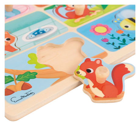 Puzzle goula géant, ma nourriture préférée - 8 pcs.