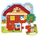 Jumbo goula puzzel xxl surprise farm - 12st.