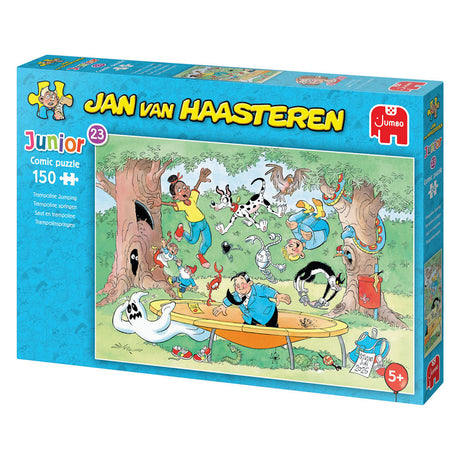 Jan van haasteren junior legpuzzel 23 trampoline springen - 150st.