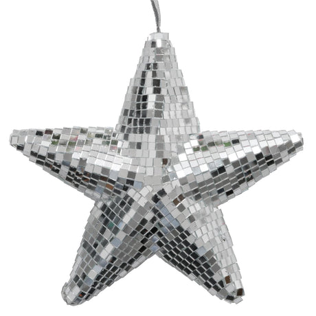 Boltze home Pendentif de Noël étoile disco 20x20cm