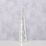 Boltze home miroir disco sapin de Noël en verre h39cm