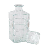 Boltze home carafe verre à whisky 900 ml h23cm
