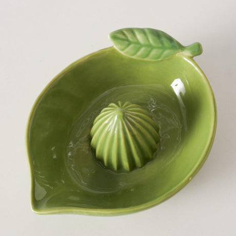 Boltze home presse-agrumes citron vert porcelaine 200ml 15x11,4x5cm agrumes