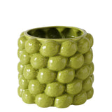 Boltze home pot de fleur lime dia16x14cm porcelaine vert