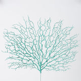Boltze branche de décoration d'intérieur corail turquoise 46cm