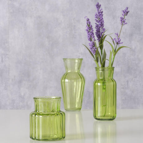Boltze home vase tilla 3 pièces vert