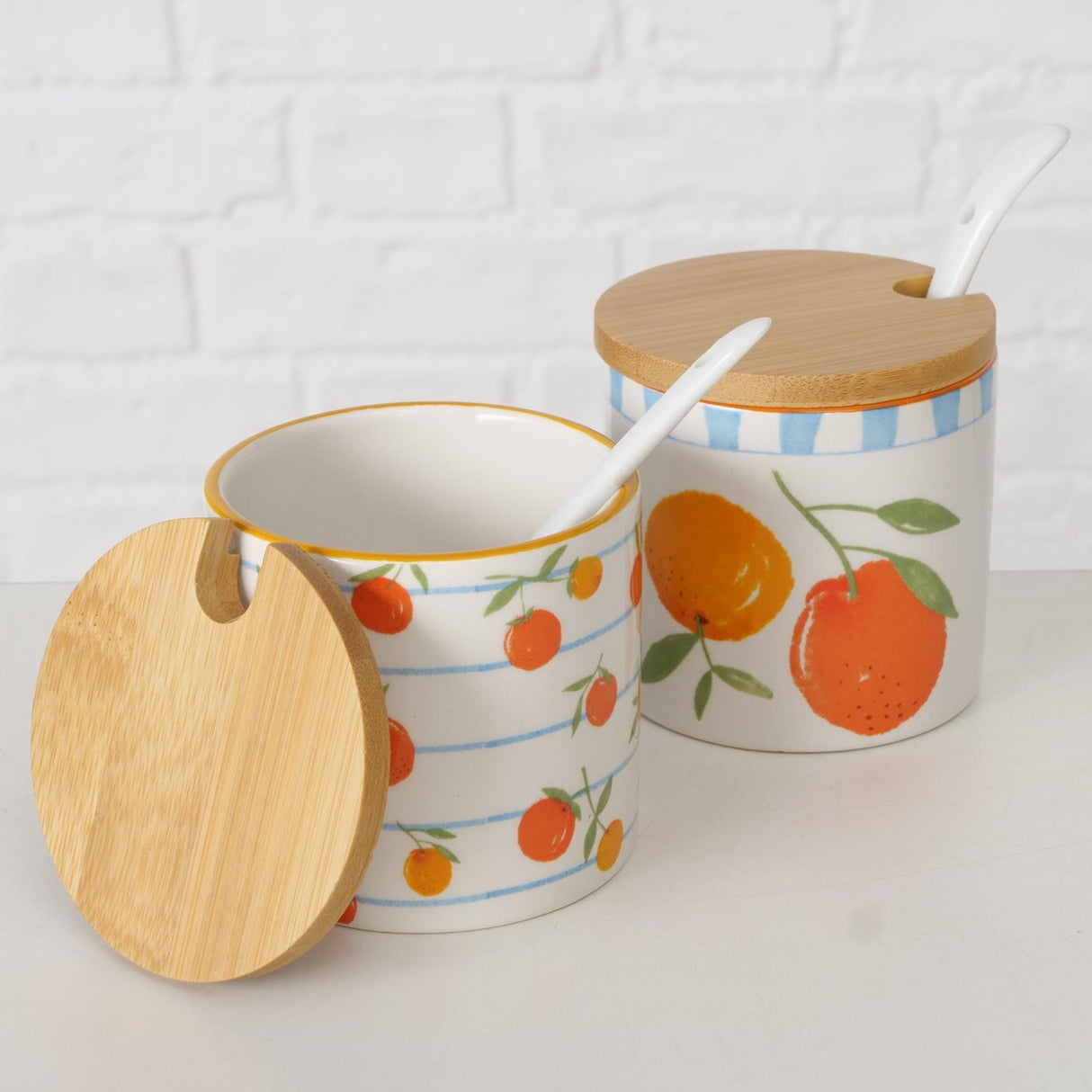 Pot de confiture Boltze home 8,5 cm dolomite