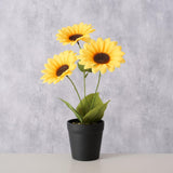 Boltze home plante artificielle tournesol 33cm