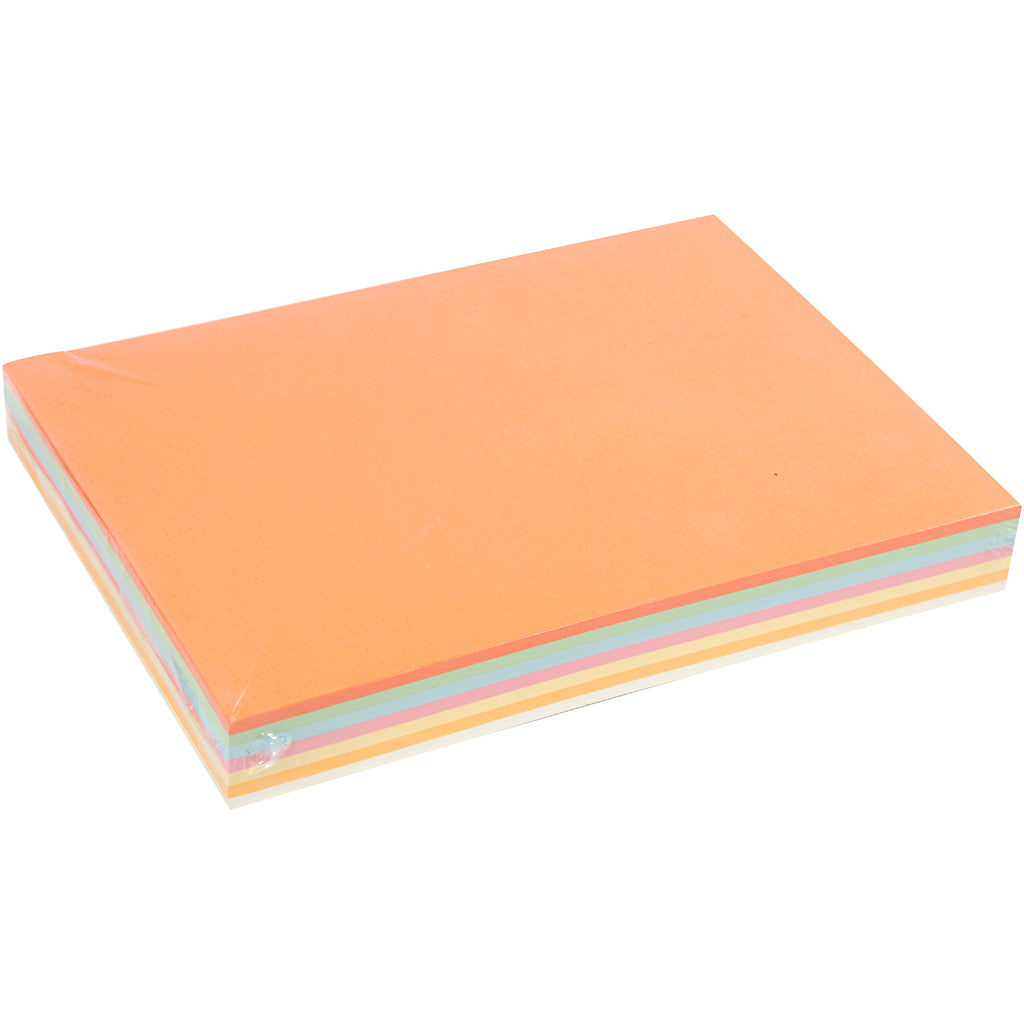 Carton pastel Creativ company, a4, feuille 210x297 mm, 160 g, couleurs pastel, 210 feuilles diverses 1 boîte