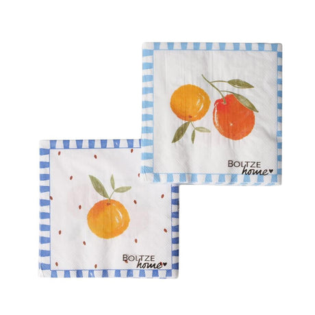 Boltze home serviettes orange 20 pcs