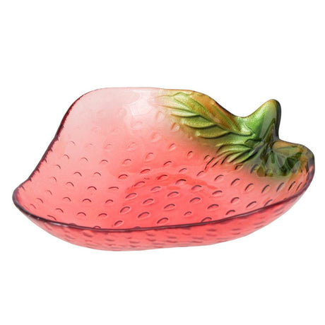 Bol Boltze home verre fraise fruitée 16x15,5xh3,5cm. 150 ml