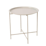 Boltze home plateau table métal beige
