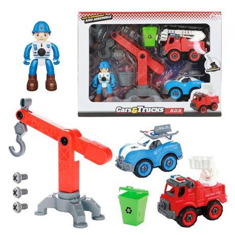 Services d'assistance pour les ensembles de jeu de voitures et de camions avec accessoires