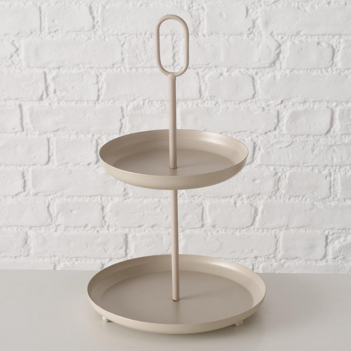 Boltze home etagère gogo beige ø21xh34cm
