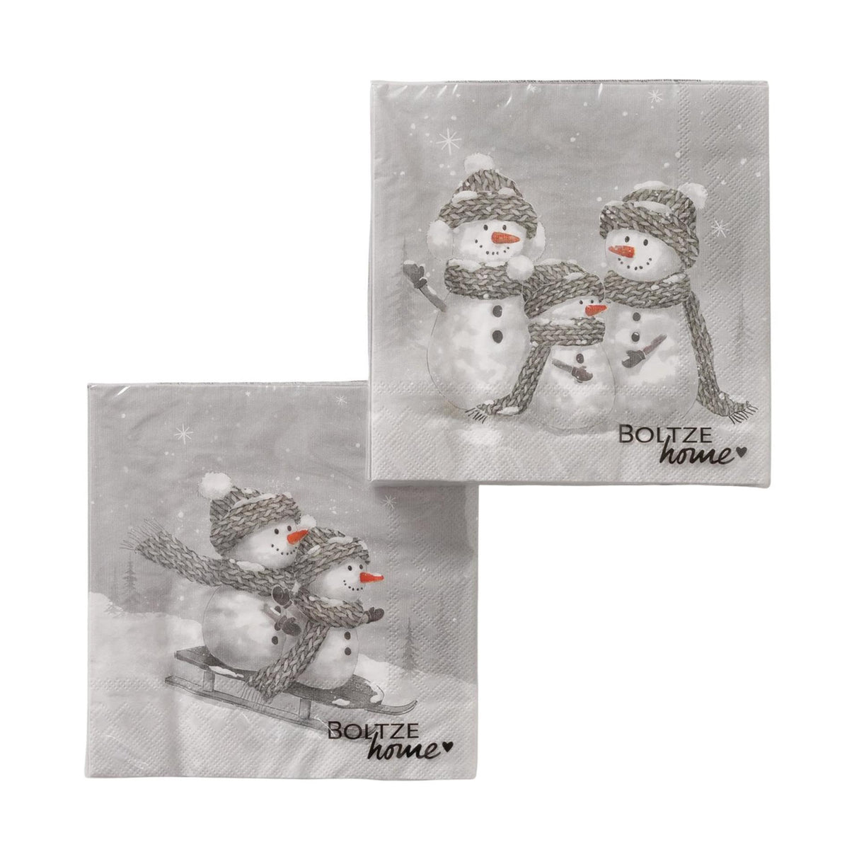 Serviettes Boltze home givrées lot de 20